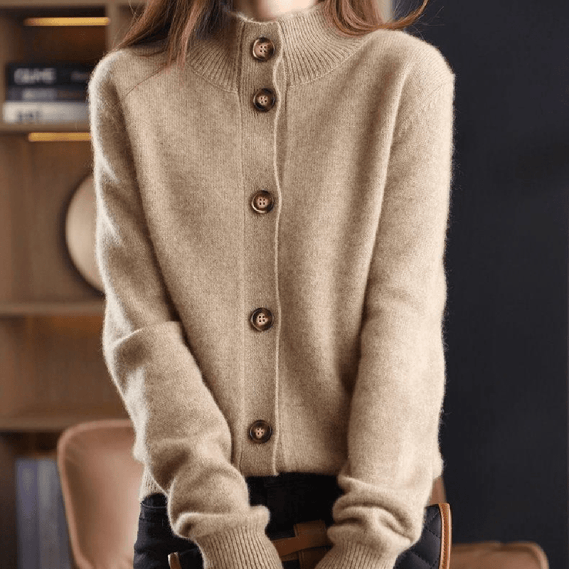 Elegant Cashmere Cardigan For Women