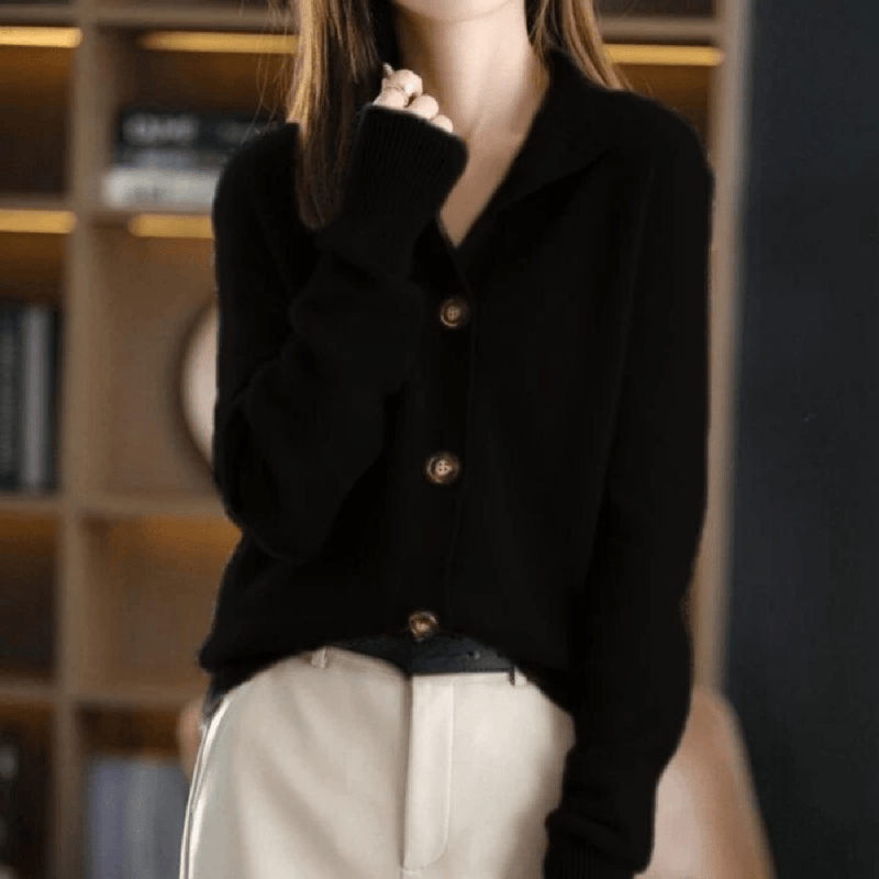 Elegant Cashmere Cardigan For Women