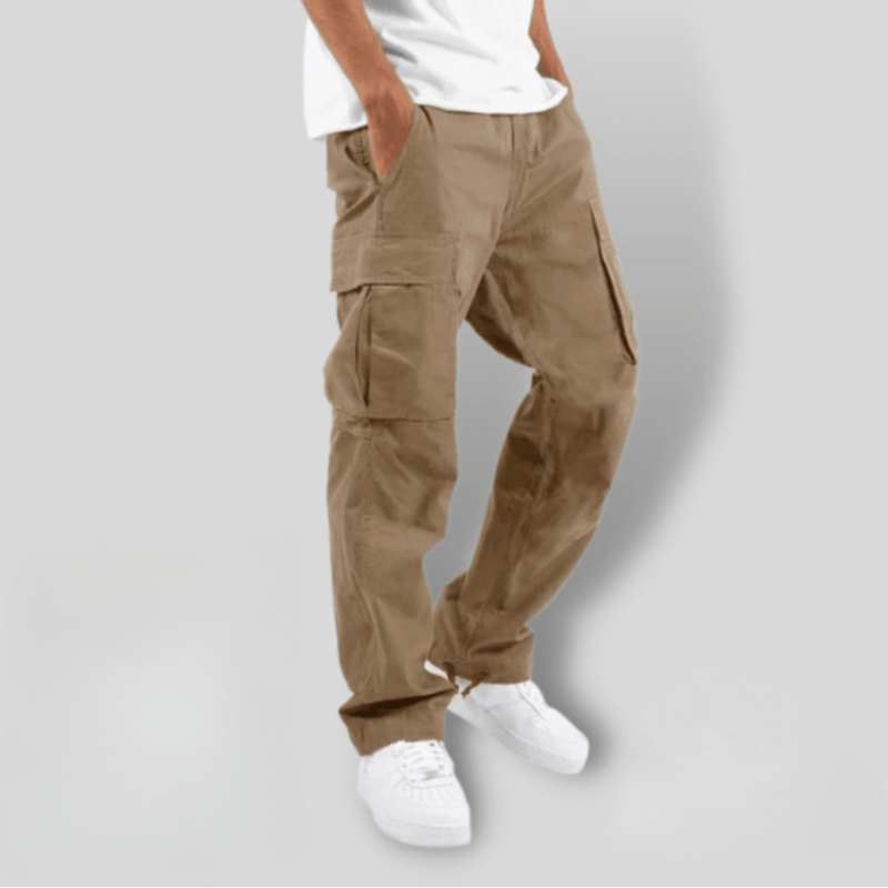 Men's Elastic Waist Cargo Pants