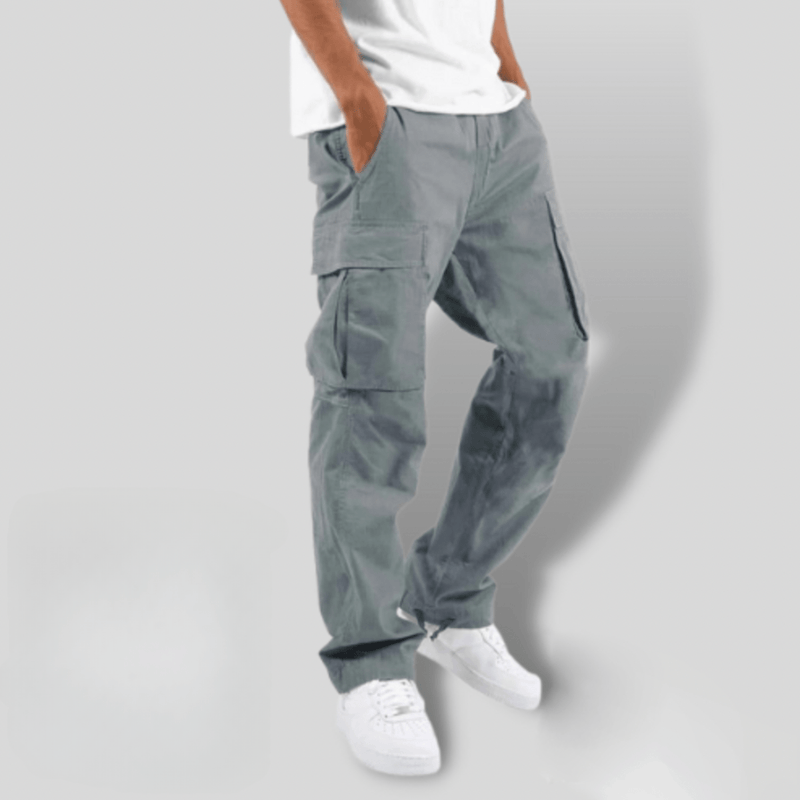 Men's Elastic Waist Cargo Pants