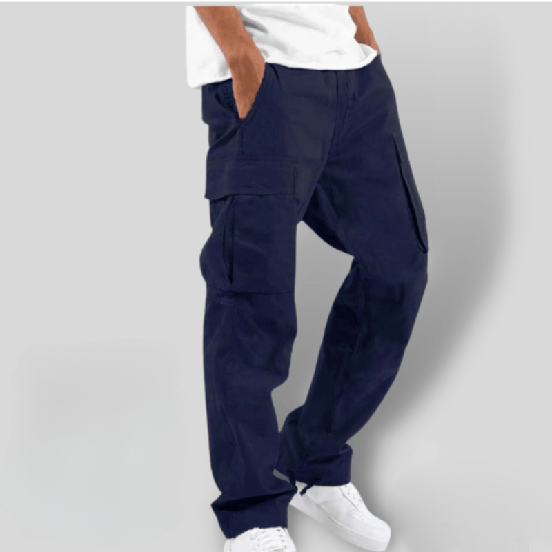 Men's Elastic Waist Cargo Pants