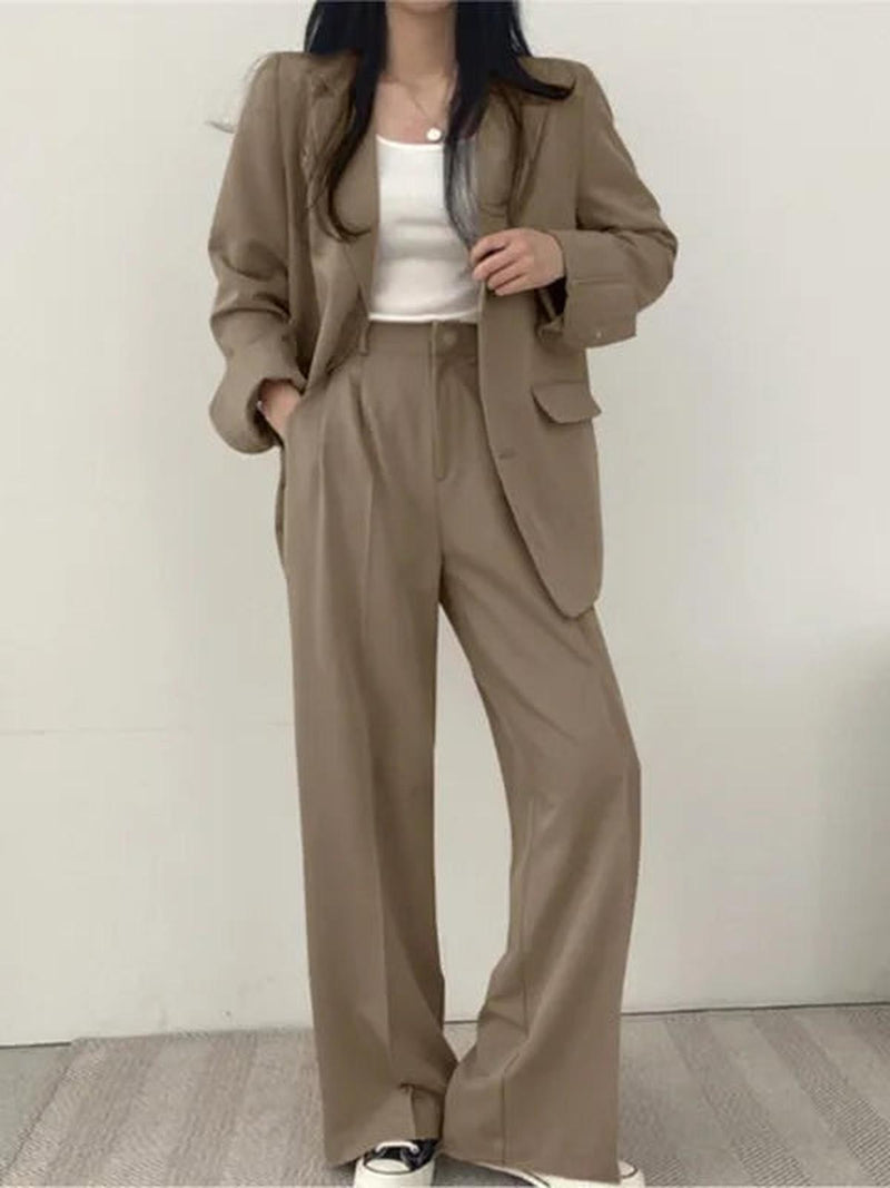 Women's Professional Two-Piece Suit Set