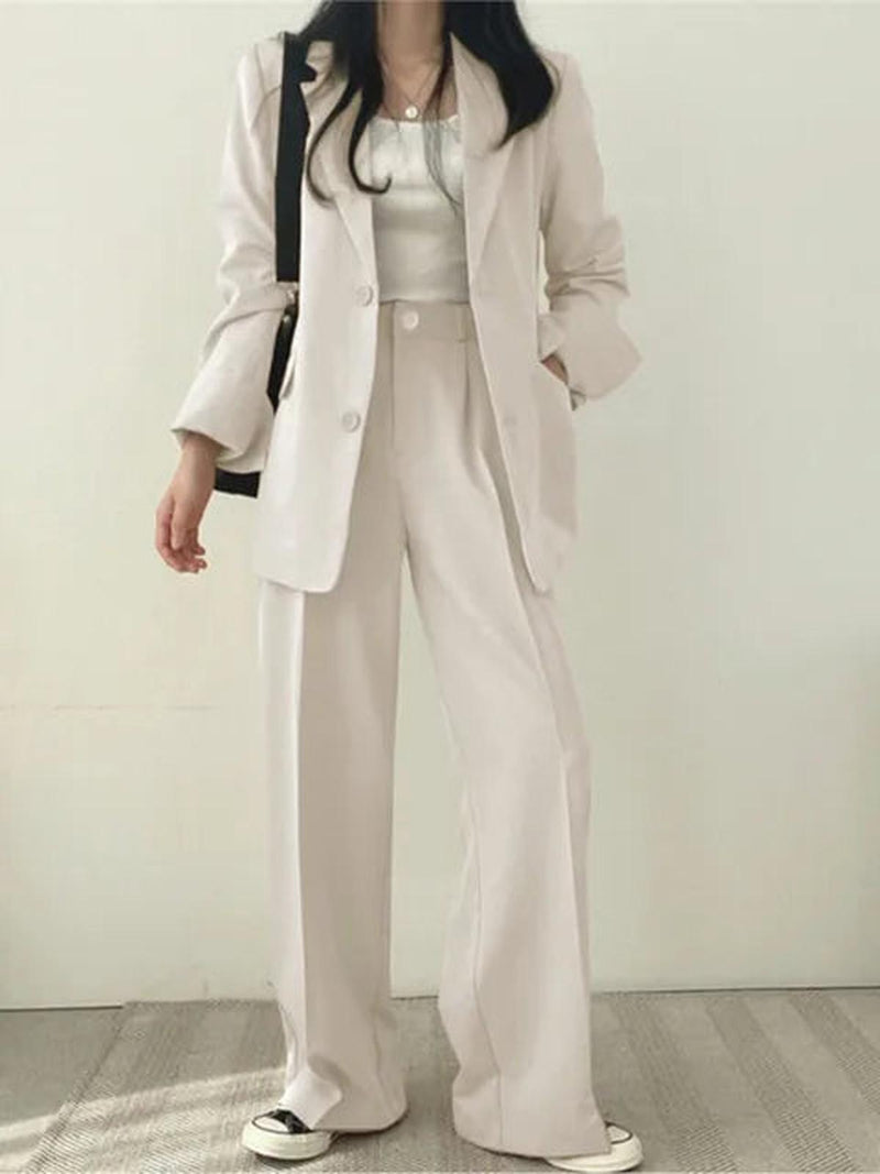 Women's Professional Two-Piece Suit Set
