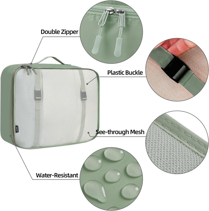 10-Piece Packing Cube Set For Travel Organisation And Space Saving