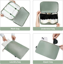 10-Piece Packing Cube Set For Travel Organisation And Space Saving