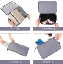 10-Piece Packing Cube Set For Travel Organisation And Space Saving