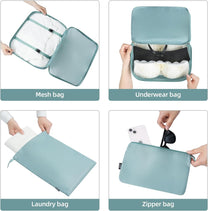 10-Piece Packing Cube Set For Travel Organisation And Space Saving