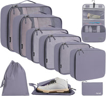 10-Piece Packing Cube Set For Travel Organisation And Space Saving