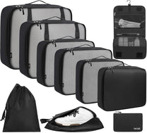 10-Piece Packing Cube Set For Travel Organisation And Space Saving