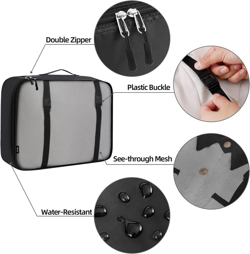 10-Piece Packing Cube Set For Travel Organisation And Space Saving