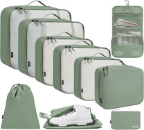 10-Piece Packing Cube Set For Travel Organisation And Space Saving