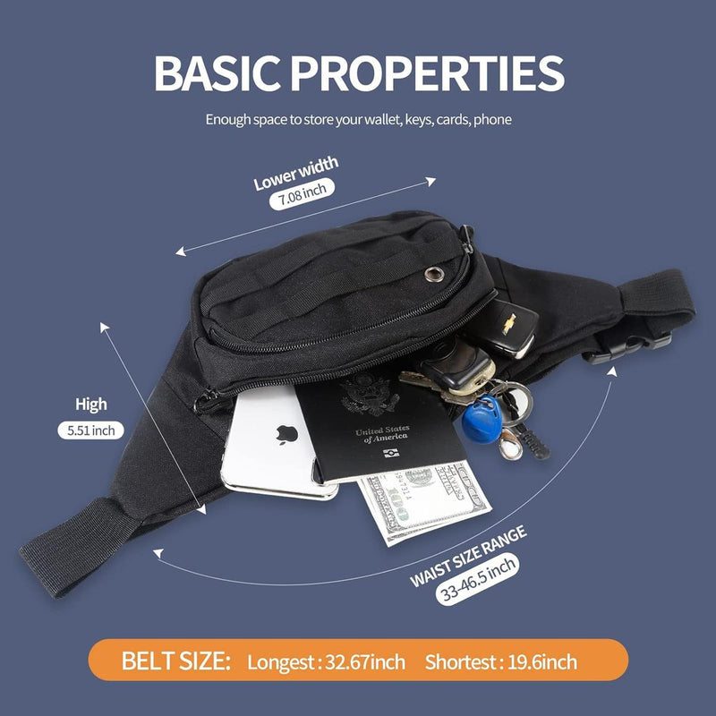 1+1 Free Waterproof Crossbody Bag With Multiple Compartments