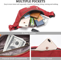 1+1 Free Waterproof Crossbody Bag With Multiple Compartments
