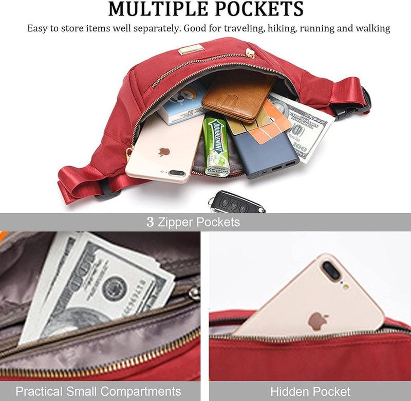 1+1 Free Waterproof Crossbody Bag With Multiple Compartments