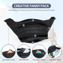 1+1 Free Waterproof Crossbody Bag With Multiple Compartments