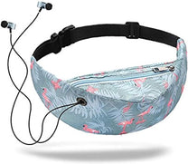 1+1 Free Waterproof Flamingo Print Waistbag - Lightweight And Adjustable