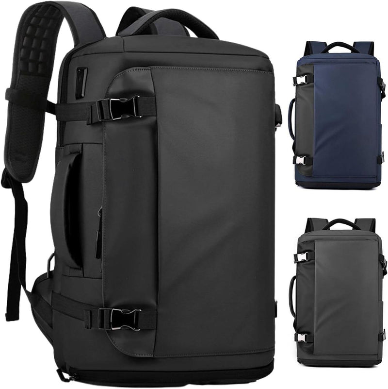 15&quot; Waterproof Laptop Backpack With Side Opening And USB-C Charging Port