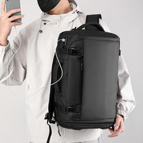 15&quot; Waterproof Laptop Backpack With Side Opening And USB-C Charging Port