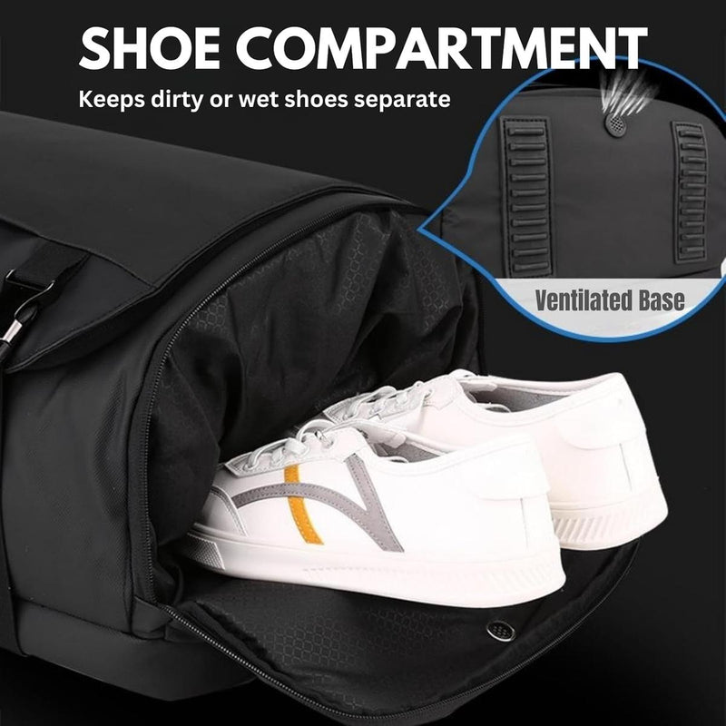 15&quot; Waterproof Laptop Backpack With Side Opening And USB-C Charging Port