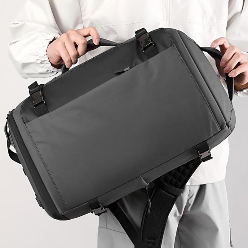 15&quot; Waterproof Laptop Backpack With Side Opening And USB-C Charging Port