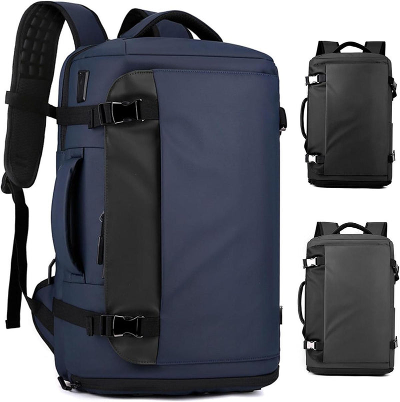 15&quot; Waterproof Laptop Backpack With Side Opening And USB-C Charging Port