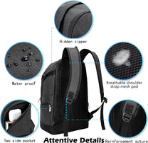 15.6-Inch Laptop Backpack With Organiser Pockets And Water-Resistant Material