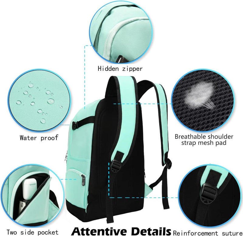 15.6-Inch Laptop Backpack With Organiser Pockets And Water-Resistant Material