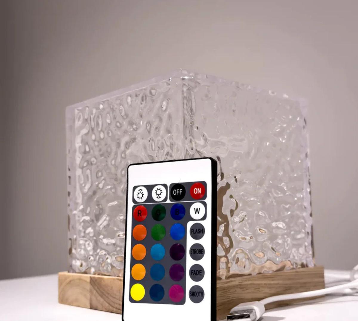 16-Color LED Northern Lights Lamp With Remote Control