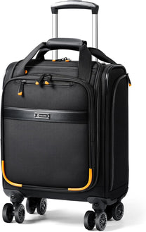 16-Inch Under-Seat Luggage With Spinner Wheels And Laptop Compartment