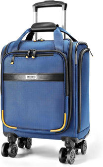 16-Inch Under-Seat Luggage With Spinner Wheels And Laptop Compartment