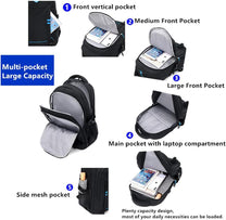 18-Inch Multi-Pocket Wheeled Backpack With Trolley System For Boys