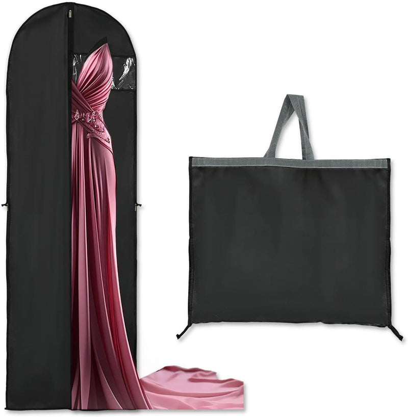 180 cm Garment Cover With Zipper And Window - Buy 1 Get 1 Free