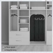 180 cm Garment Cover With Zipper And Window - Buy 1 Get 1 Free