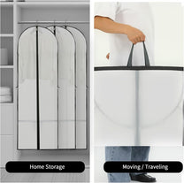 180 cm Garment Cover With Zipper And Window - Buy 1 Get 1 Free
