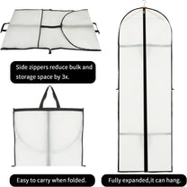 180 cm Garment Cover With Zipper And Window - Buy 1 Get 1 Free