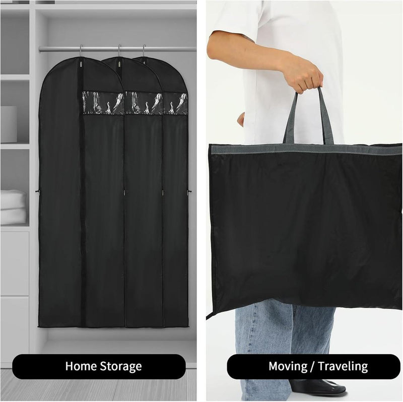 180 cm Garment Cover With Zipper And Window - Buy 1 Get 1 Free