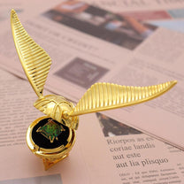 18K Gold-Plated Vintage Ring Box With Wizarding Design