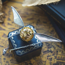 18K Gold-Plated Vintage Ring Box With Wizarding Design