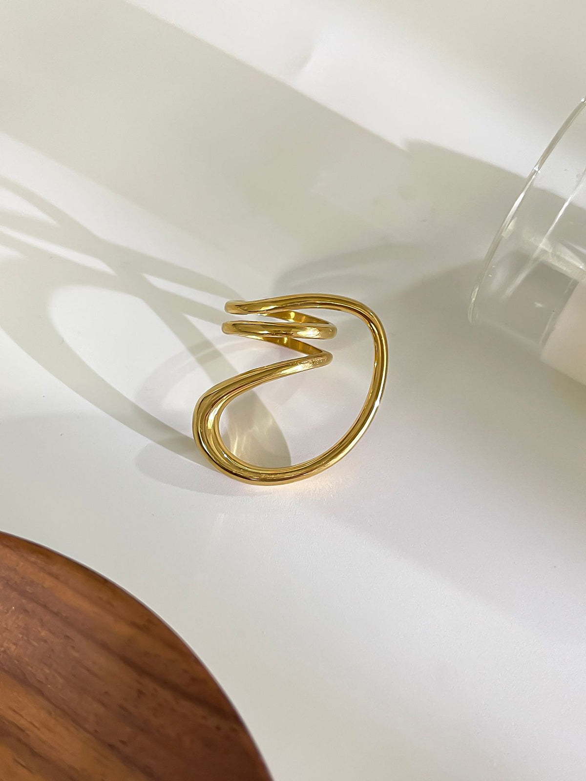 1pc Twisted Spring Ring