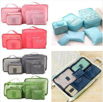 2 For 1 Luggage Organiser Set - 6-Piece Travel Storage Bags