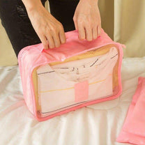 2 For 1 Luggage Organiser Set - 6-Piece Travel Storage Bags