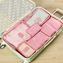2 For 1 Luggage Organiser Set - 6-Piece Travel Storage Bags