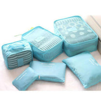 2 For 1 Luggage Organiser Set - 6-Piece Travel Storage Bags