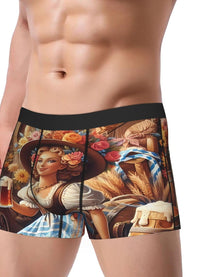 2 Pack Men&#39;s Oktoberfest Print Boxershorts