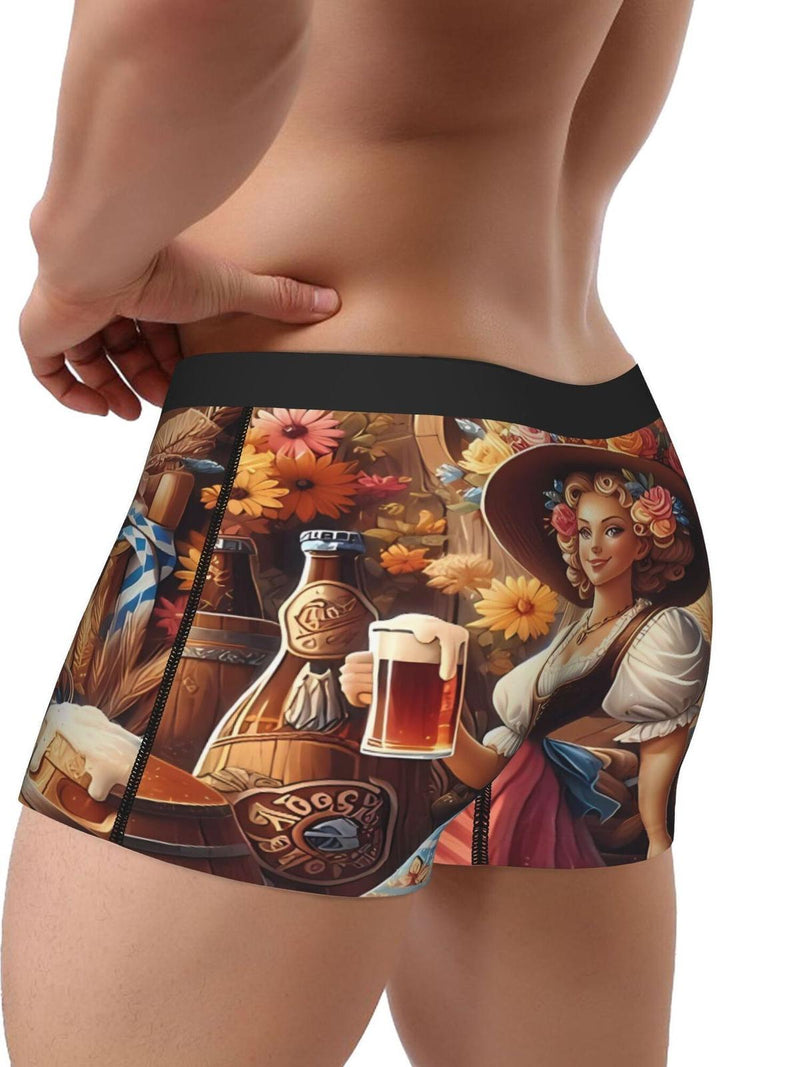 2 Pack Men&#39;s Oktoberfest Print Boxershorts