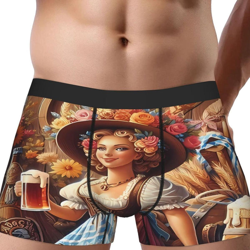2 Pack Men&#39;s Oktoberfest Print Boxershorts