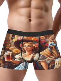 2 Pack Men&#39;s Oktoberfest Print Boxershorts