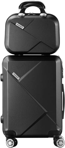 2-Piece ABS Hard Shell Luggage Set With TSA Lock And 360° Spinner Wheels
