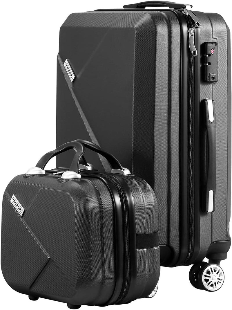 2-Piece ABS Hard Shell Luggage Set With TSA Lock And 360° Spinner Wheels