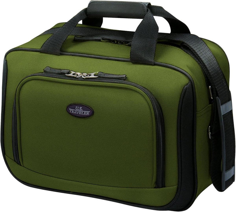 2-Piece Expandable Softside Luggage Set With Inline Skate Wheels